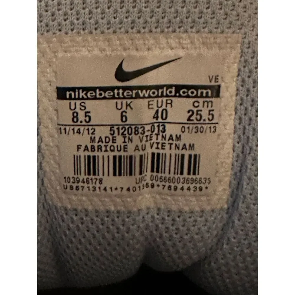 Women’s Nike Relentless 2 black and blue sneakers size 8.5